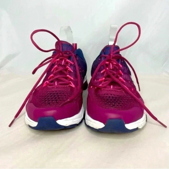 Ryka RZX Women's Vivid Sneakers 10W Raspberry Blue Lace Up Mesh - Picture 4 of 10